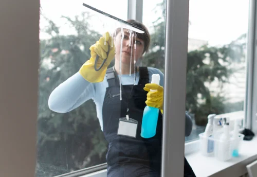 Nettoyage de vitres intérieures et extérieures à Vouhé